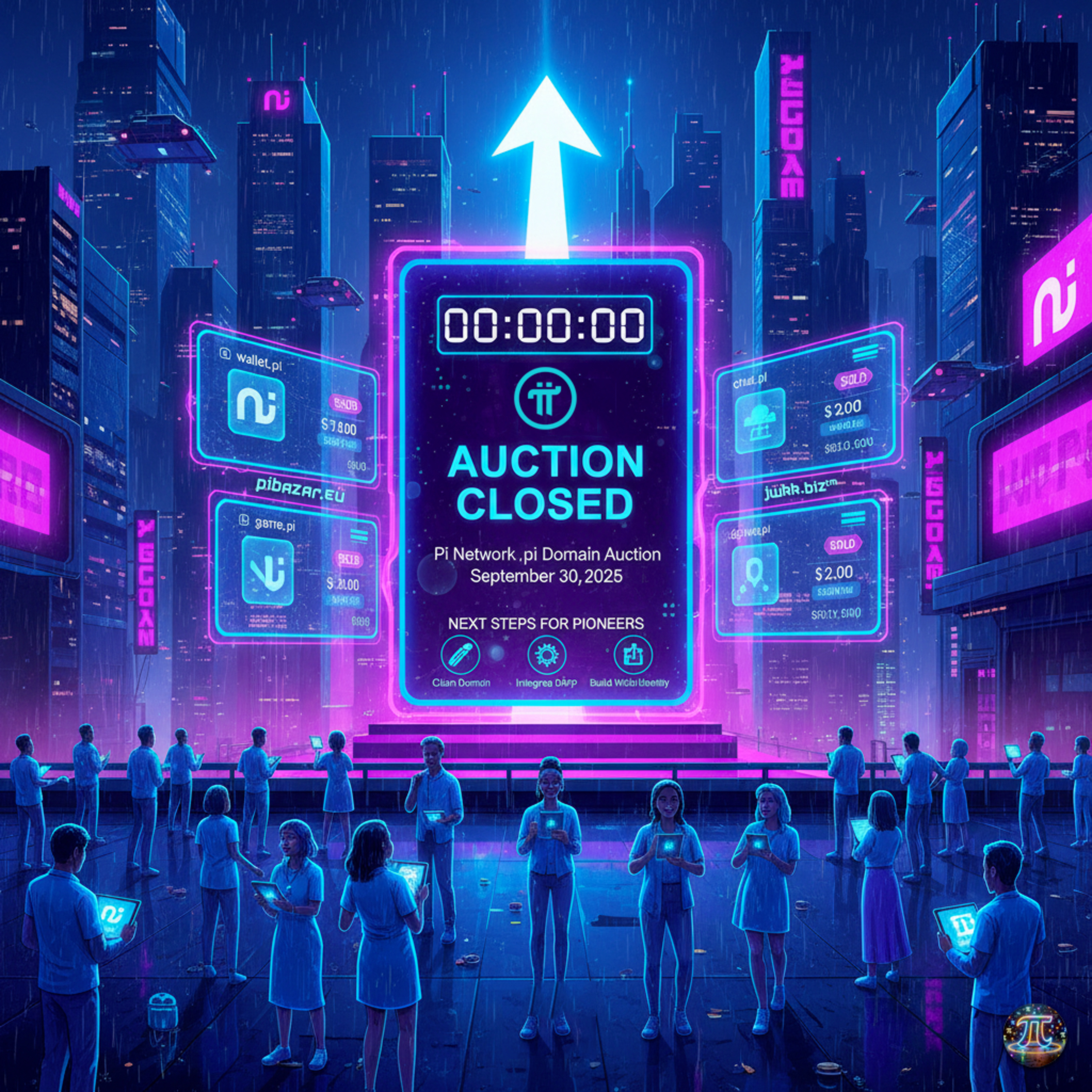 Aukce Domén .pi Skončila: Další Kroky pro Pioneers - Pi Bazar - Pi Network™  [CZ] | Seznam Podcasty