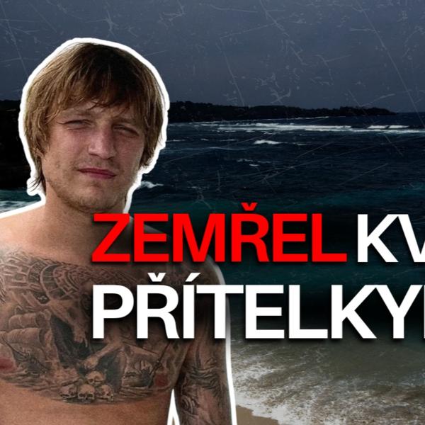 V černém