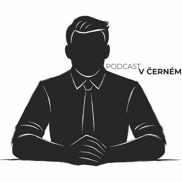 V černém